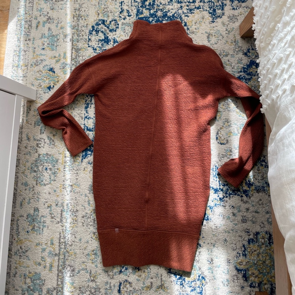 Lululemon Call for Cozy Dress in Heathered Ancient Copper, US2 - Picture 9 of 9